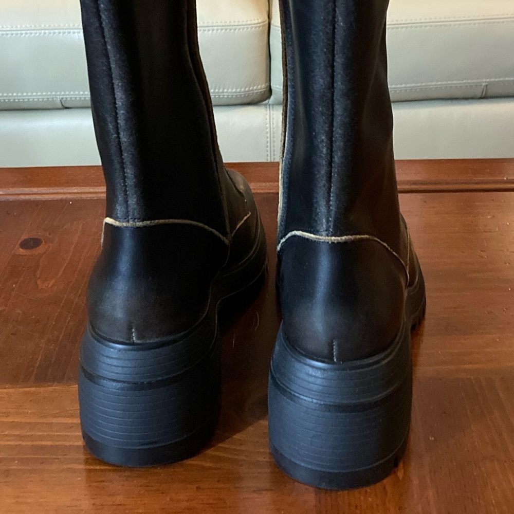 Franco Sarto Black ‘Jasper’ Lace-Up Boots - Picture 8 of 15